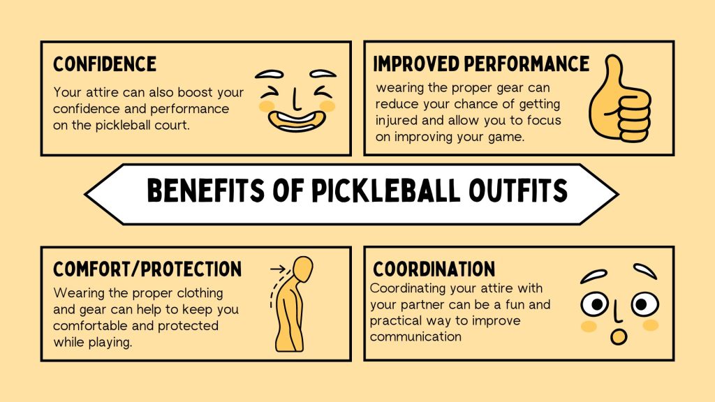 benefits of pickleball outfits for ladies