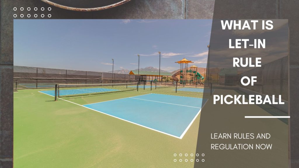 what is a let in pickleball