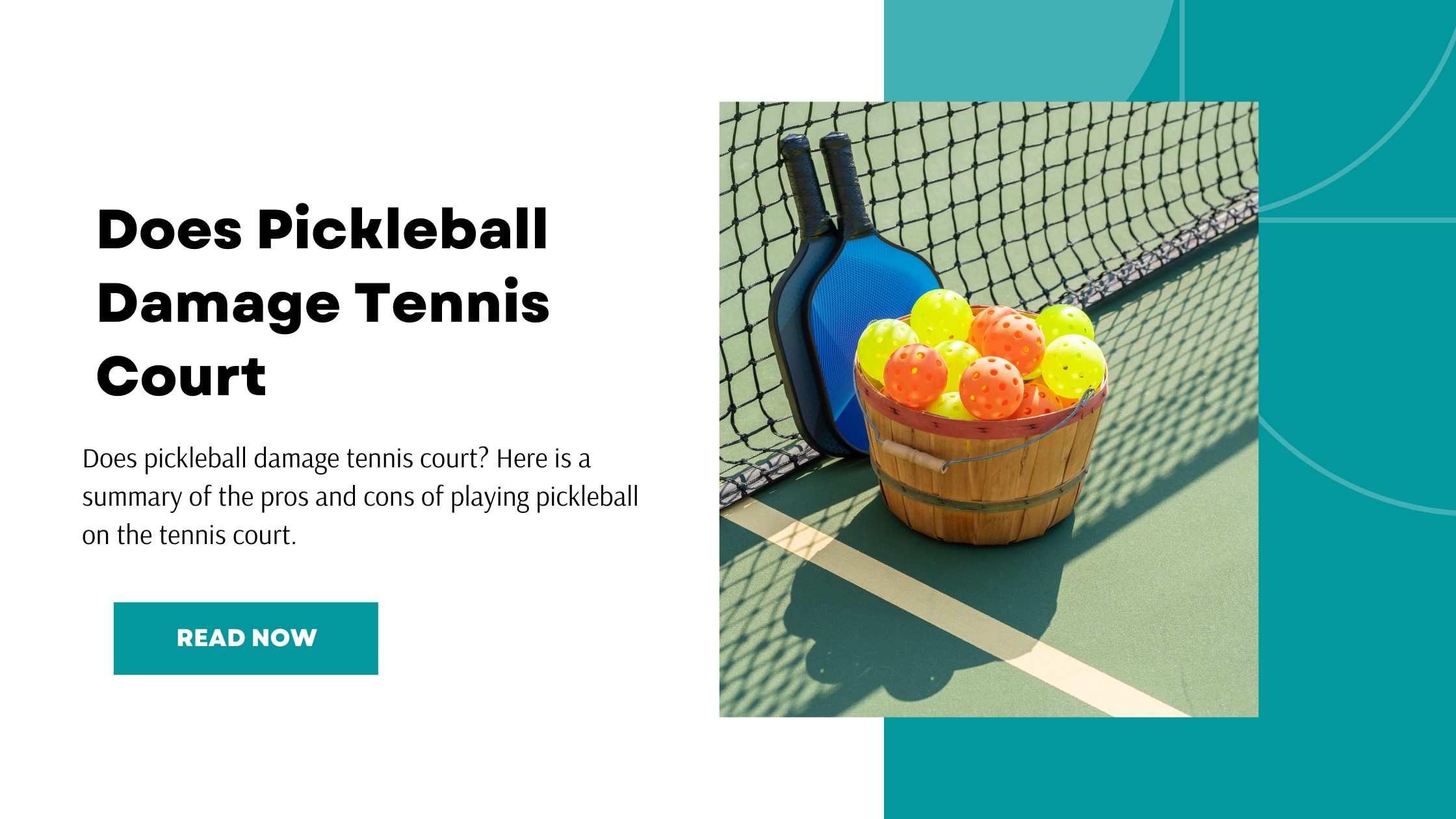 Does Pickleball Damage Tennis Court? All You Need to Know the Truth in 2023
