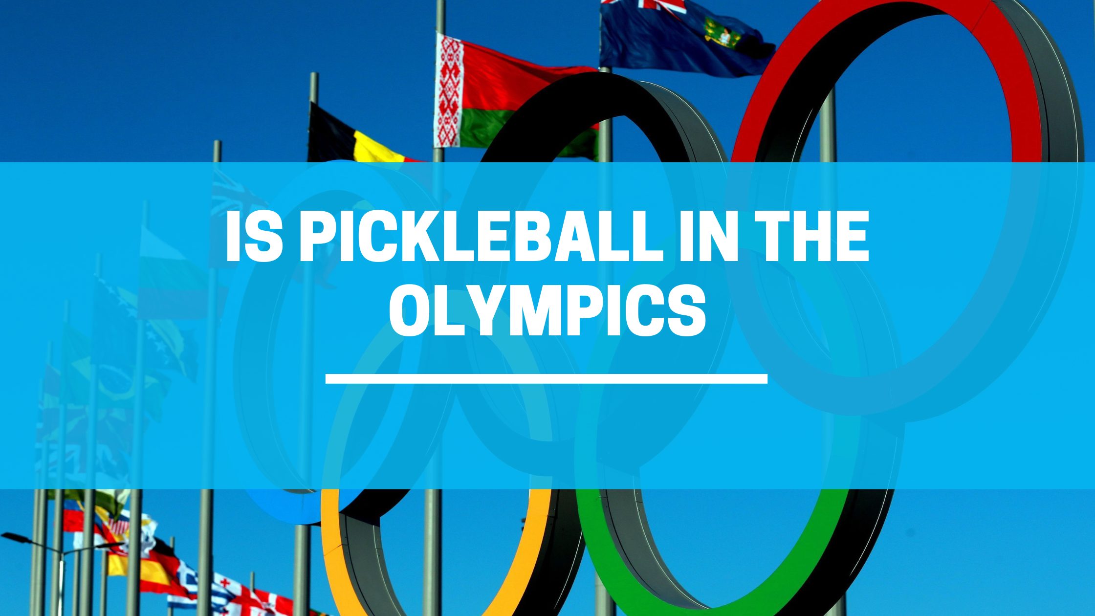 Is pickleball in the olympics