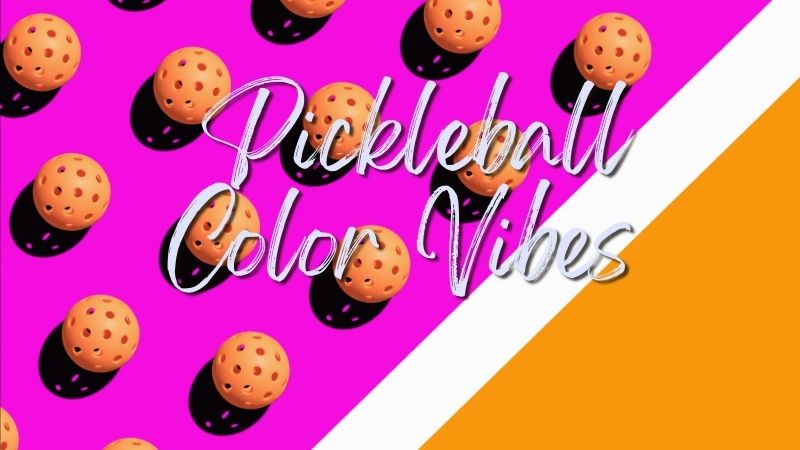 what colors are outdoor pickleballs?