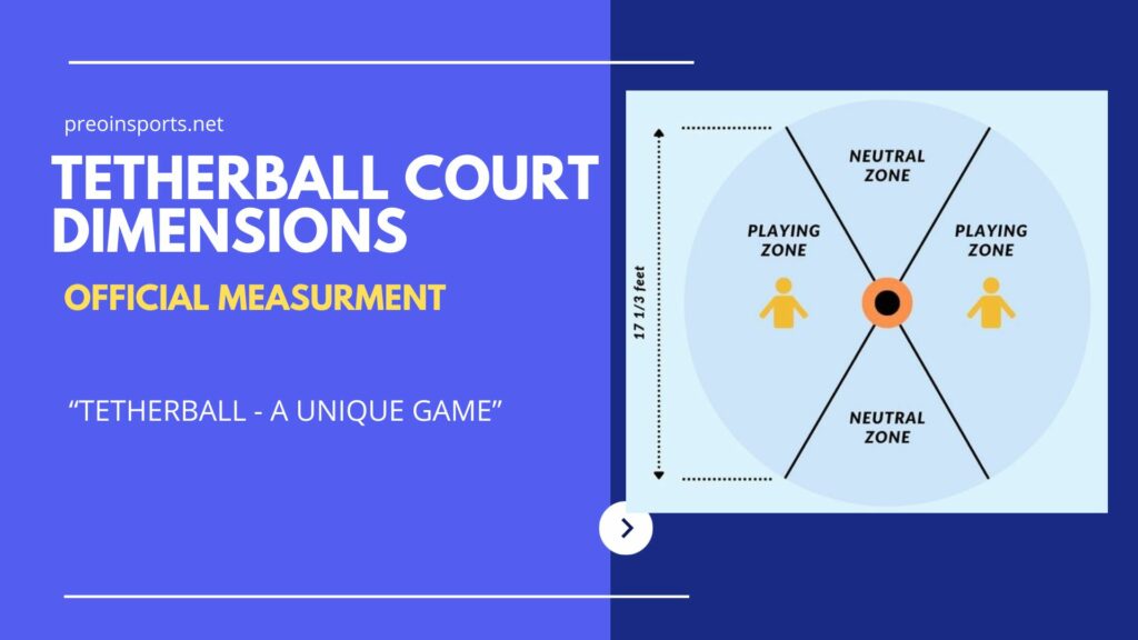Tetherball court dimensions
